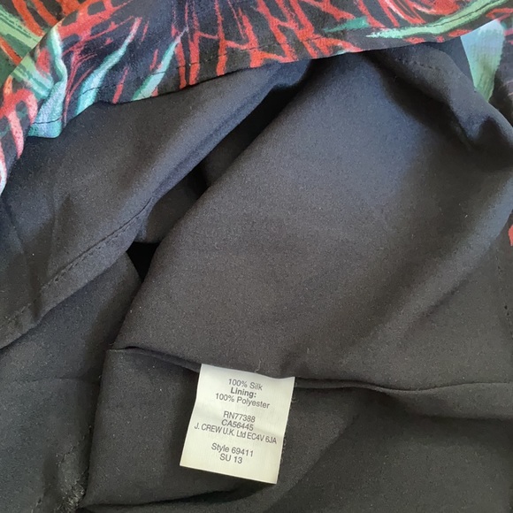 Silk Madewell palm print dress - Picture 3 of 5